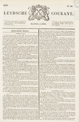 Leydse Courant 1853-04-04