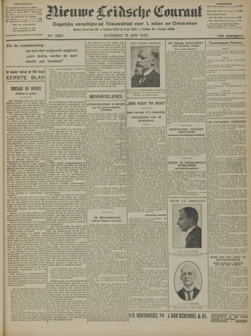 Nieuwe Leidsche Courant 1933-06-10