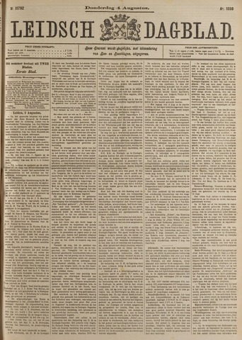Leidsch Dagblad 1898-08-04
