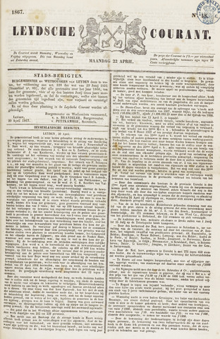 Leydse Courant 1867-04-22