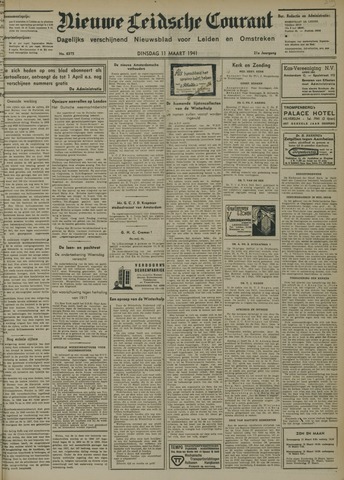 Nieuwe Leidsche Courant 1941-03-11