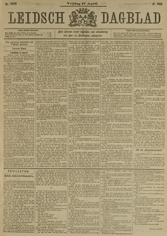 Leidsch Dagblad 1903-04-17