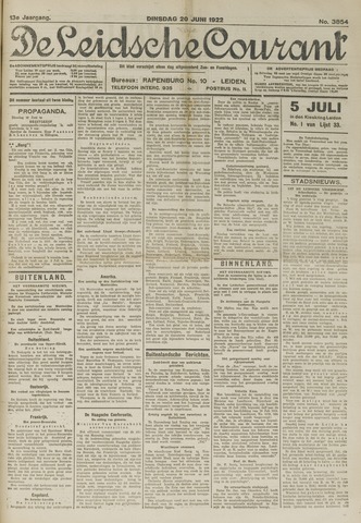 Leidsche Courant 1922-06-20