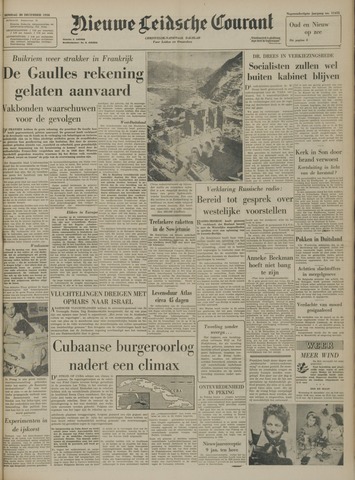 Nieuwe Leidsche Courant 1958-12-30