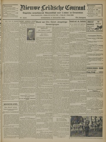 Nieuwe Leidsche Courant 1934-08-09