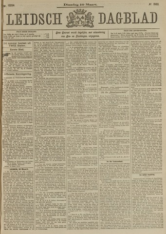 Leidsch Dagblad 1903-03-10