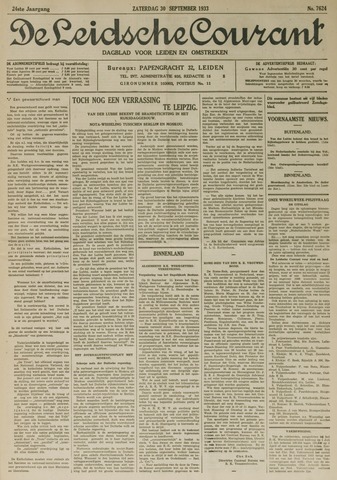 Leidsche Courant 1933-09-30