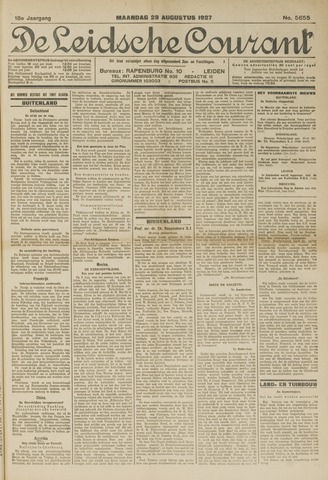 Leidsche Courant 1927-08-29