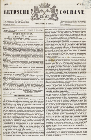 Leydse Courant 1868-04-08