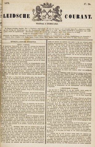 Leydse Courant 1872-02-09