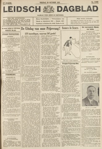 Leidsch Dagblad 1931-10-30
