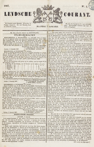 Leydse Courant 1867-01-07
