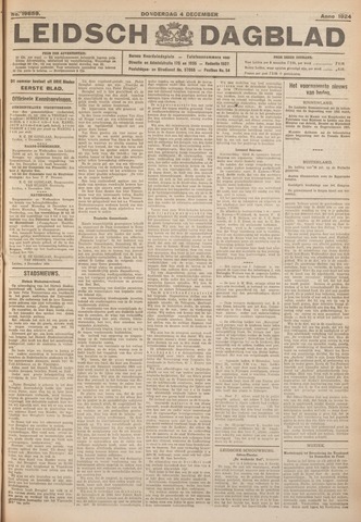 Leidsch Dagblad 1924-12-04