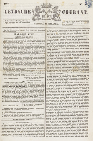 Leydse Courant 1867-02-13