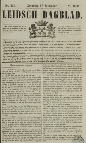 Leidsch Dagblad 1860-11-17