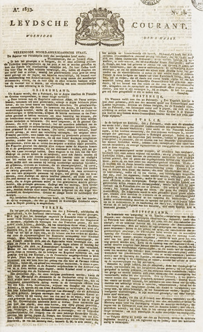 Leydse Courant 1833-03-06