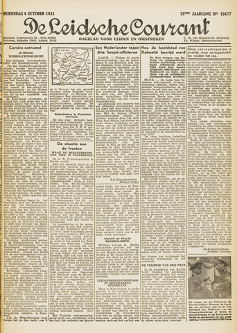Leidsche Courant 1943-10-06