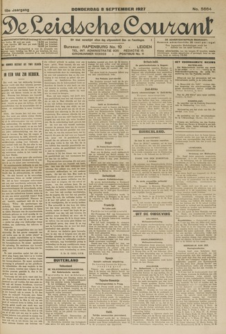 Leidsche Courant 1927-09-08