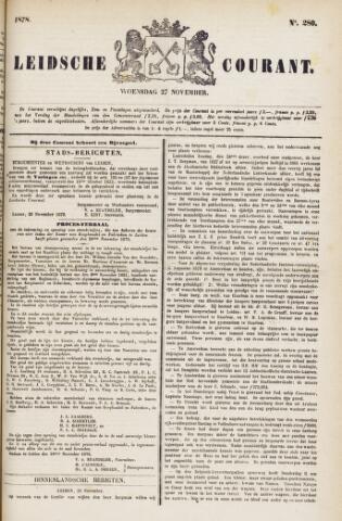 Leydse Courant 1878-11-27
