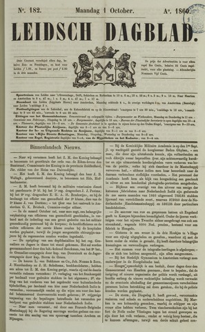 Leidsch Dagblad 1860-10-01