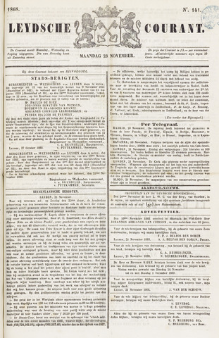 Leydse Courant 1868-11-23