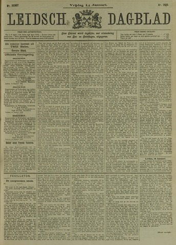 Leidsch Dagblad 1910-01-14