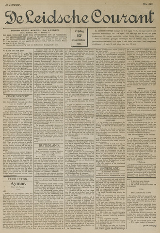 Leidsche Courant 1911-11-17