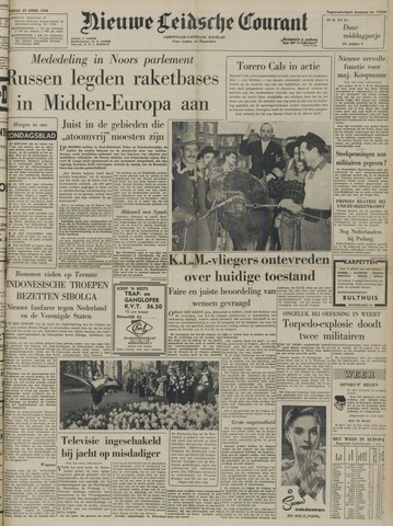 Nieuwe Leidsche Courant 1958-04-25