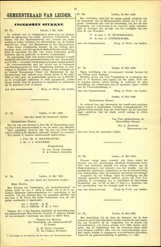 Handelingen van de Raad 1929-05-02