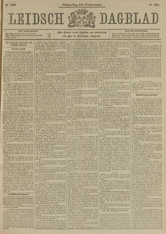 Leidsch Dagblad 1903-02-16