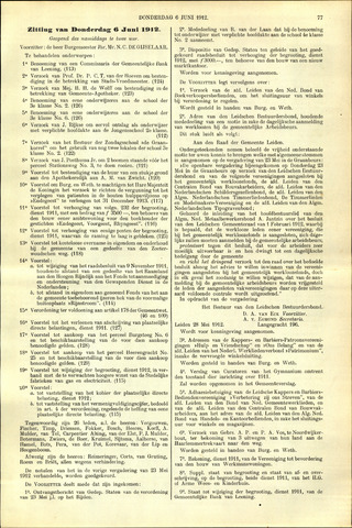 Handelingen van de Raad 1912-06-06
