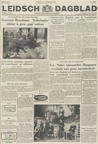 Leidsch Dagblad 1957-09-14