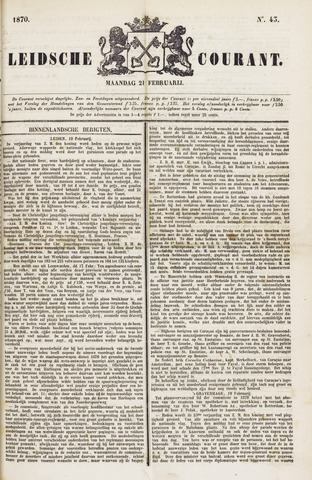 Leydse Courant 1870-02-21