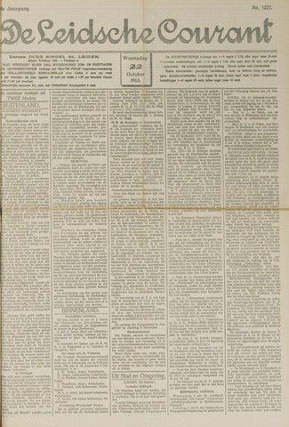 Leidsche Courant 1913-10-22