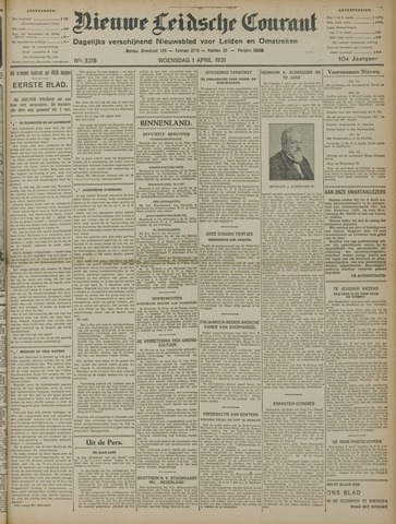 Nieuwe Leidsche Courant 1931-04-01