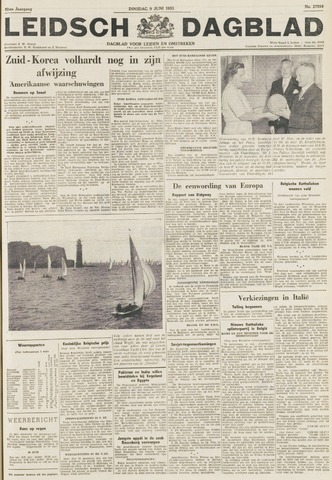 Leidsch Dagblad 1953-06-09