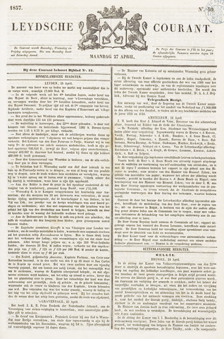 Leydse Courant 1857-04-27