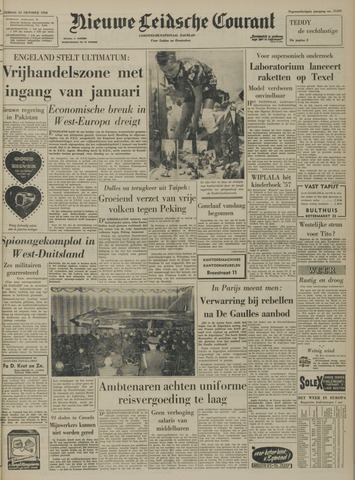 Nieuwe Leidsche Courant 1958-10-25