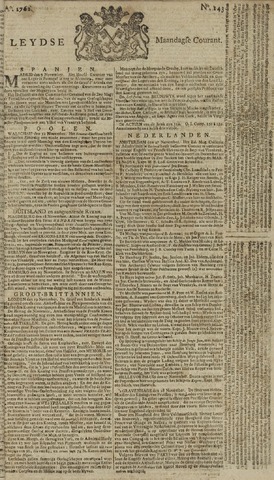 Leydse Courant 1762-11-29