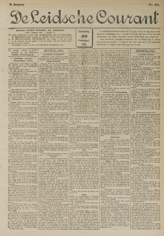 Leidsche Courant 1911-02-25