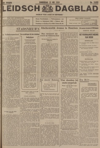 Leidsch Dagblad 1939-05-25
