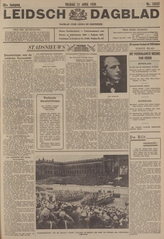 Leidsch Dagblad 1939-04-21