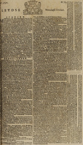 Leydse Courant 1750-07-27