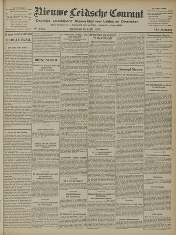 Nieuwe Leidsche Courant 1932-04-18