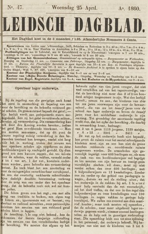Leidsch Dagblad 1860-04-25