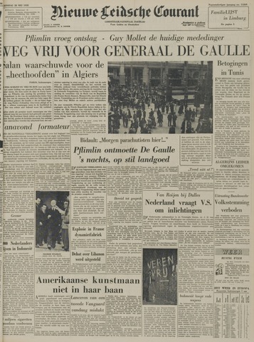 Nieuwe Leidsche Courant 1958-05-28