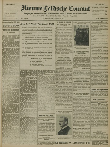 Nieuwe Leidsche Courant 1933-02-18