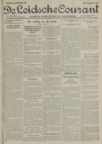 Leidsche Courant 1939-09-06