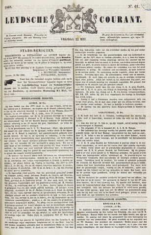 Leydse Courant 1868-05-22