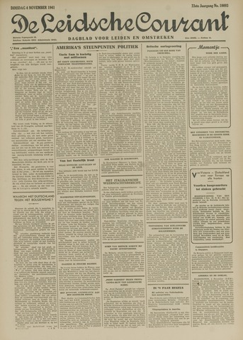 Leidsche Courant 1941-11-04
